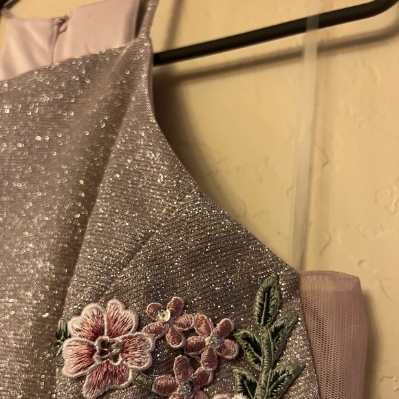 Social Couture Blush Pink Sparkly Dress - Picture 9 of 17